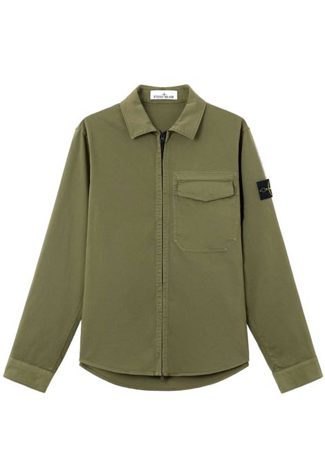 overshirt 1200015 uomo verde militare STONE ISLAND | L1S15 1200015 S0012V005G